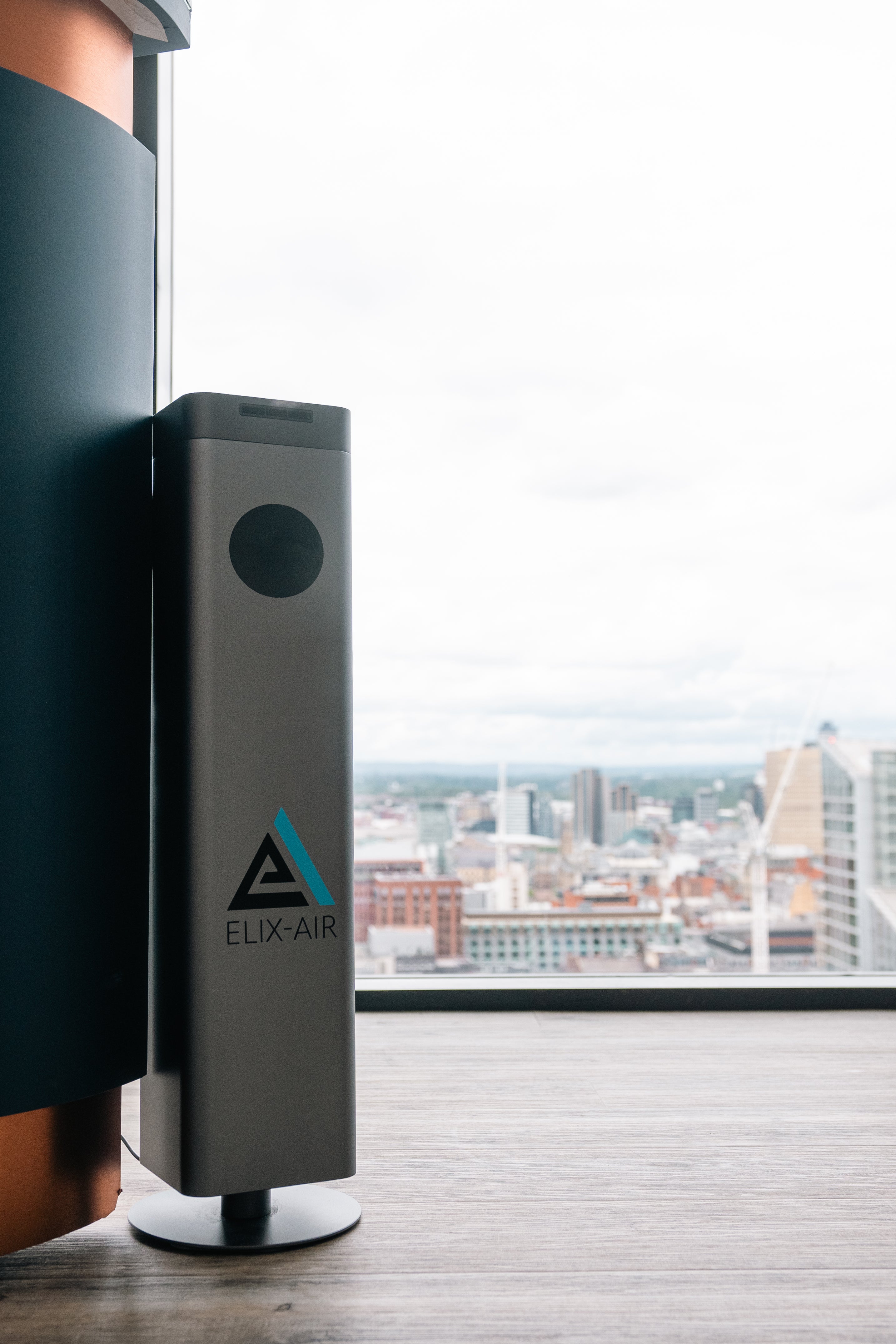 Scent machine Scent Diffuser tower working in a hotel environment 