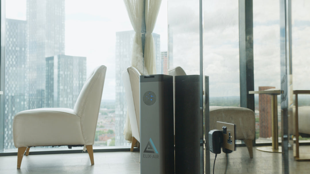 Scent Diffuser Scent Machine in a hotel setting 